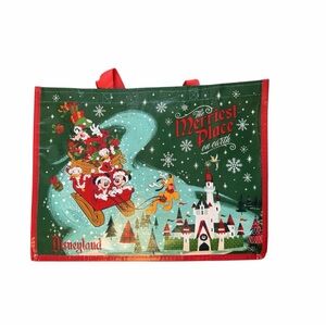 Disney Christmas reusable tote - Red and Green